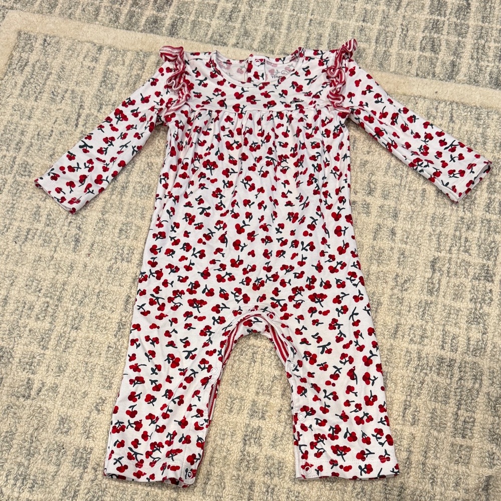Winter Berry Print Vineyard Vines Romper